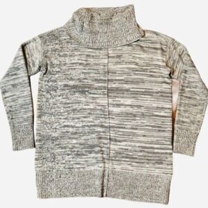 Forever 21 Oversized Marled Cowl Neck Sweater Grey M